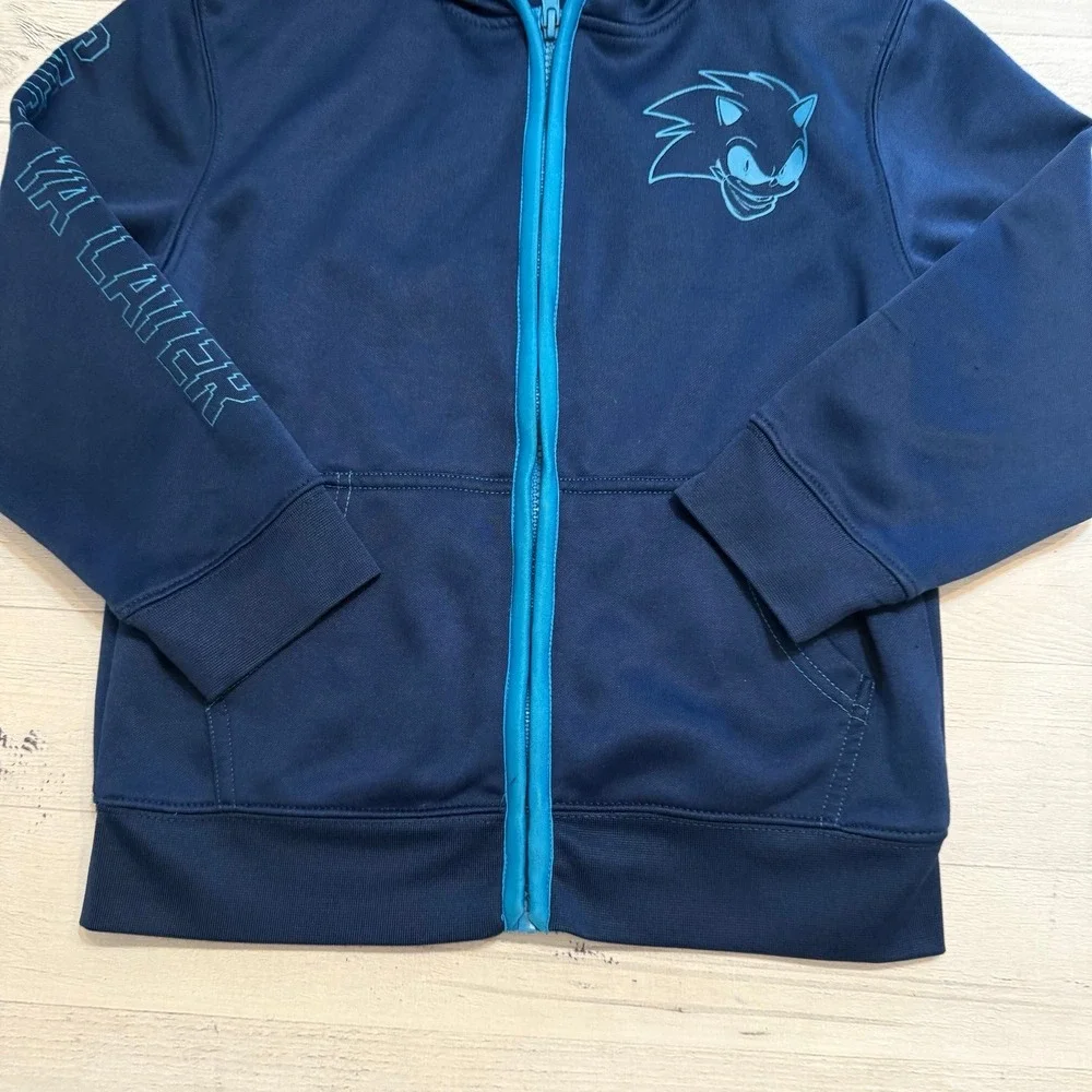 Sonic the Hedgehog‎ Sonic boom kids zip up sweatshirt size 7